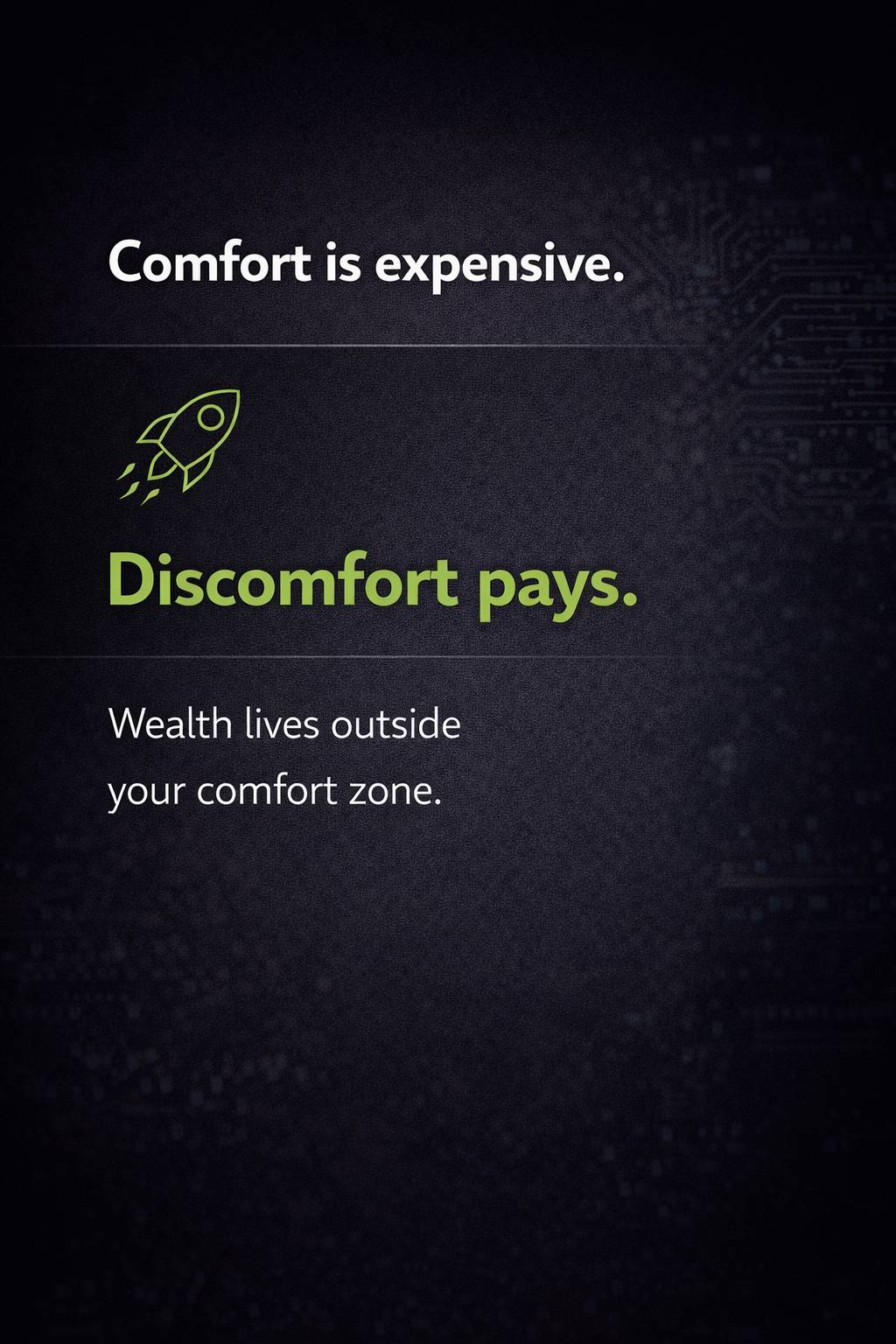 Comfort feels safe… but it keeps you stuck.
Growth starts the moment things stop feeling easy. 🚀
#...