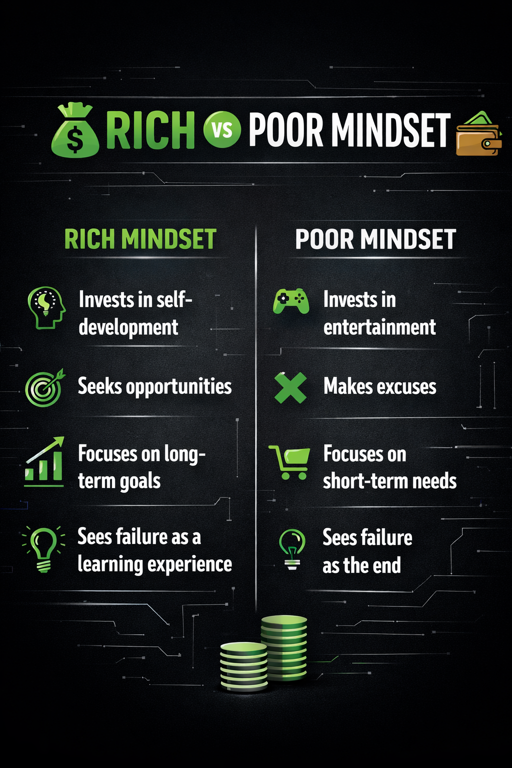 The difference isn’t luck… it’s thinking.
#MoneyMindset #WealthThinking #FinancialLiteracy #RichVs...