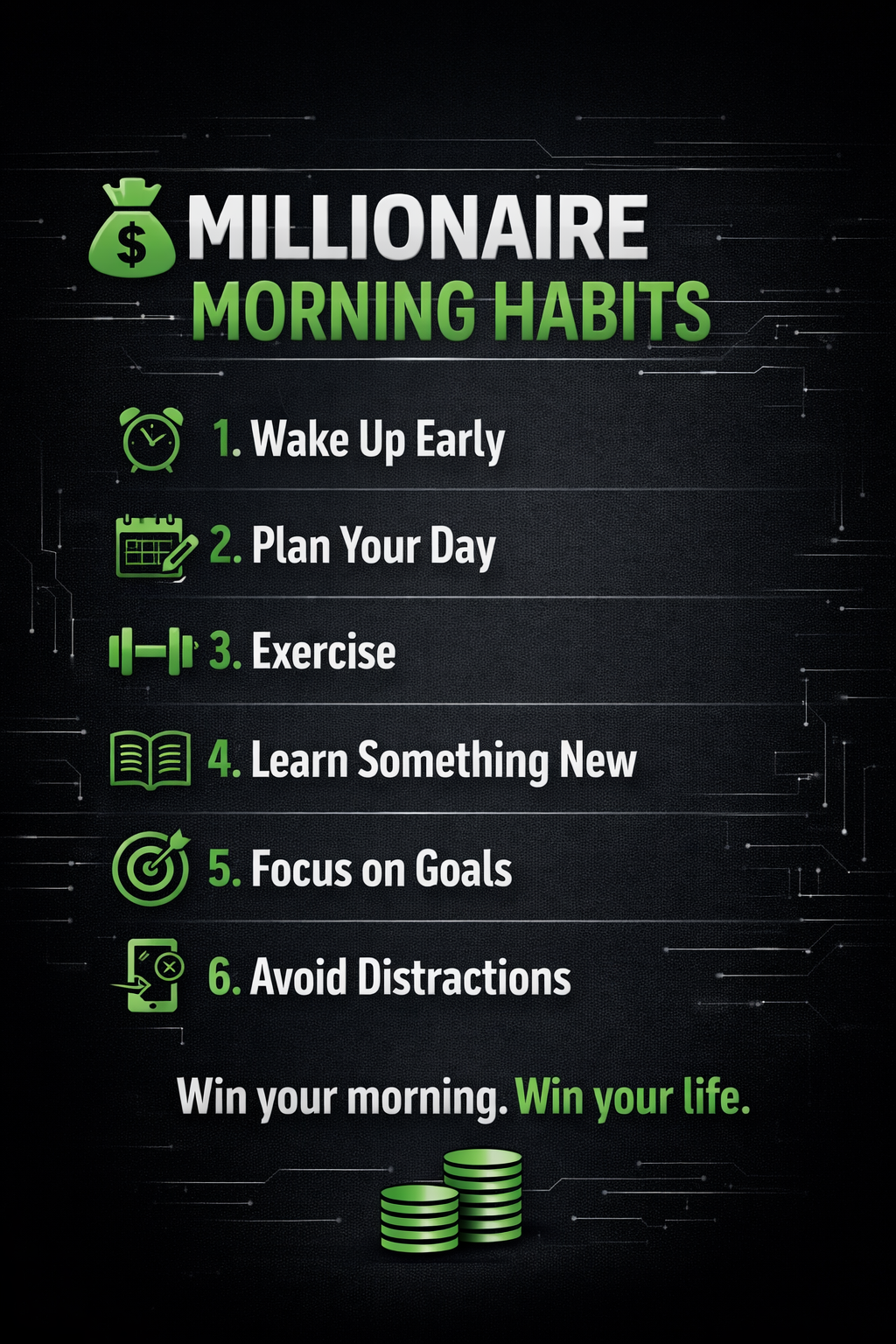 How you start your day… decides your future.
#MorningRoutine #SuccessHabits #MillionaireMindset #L...