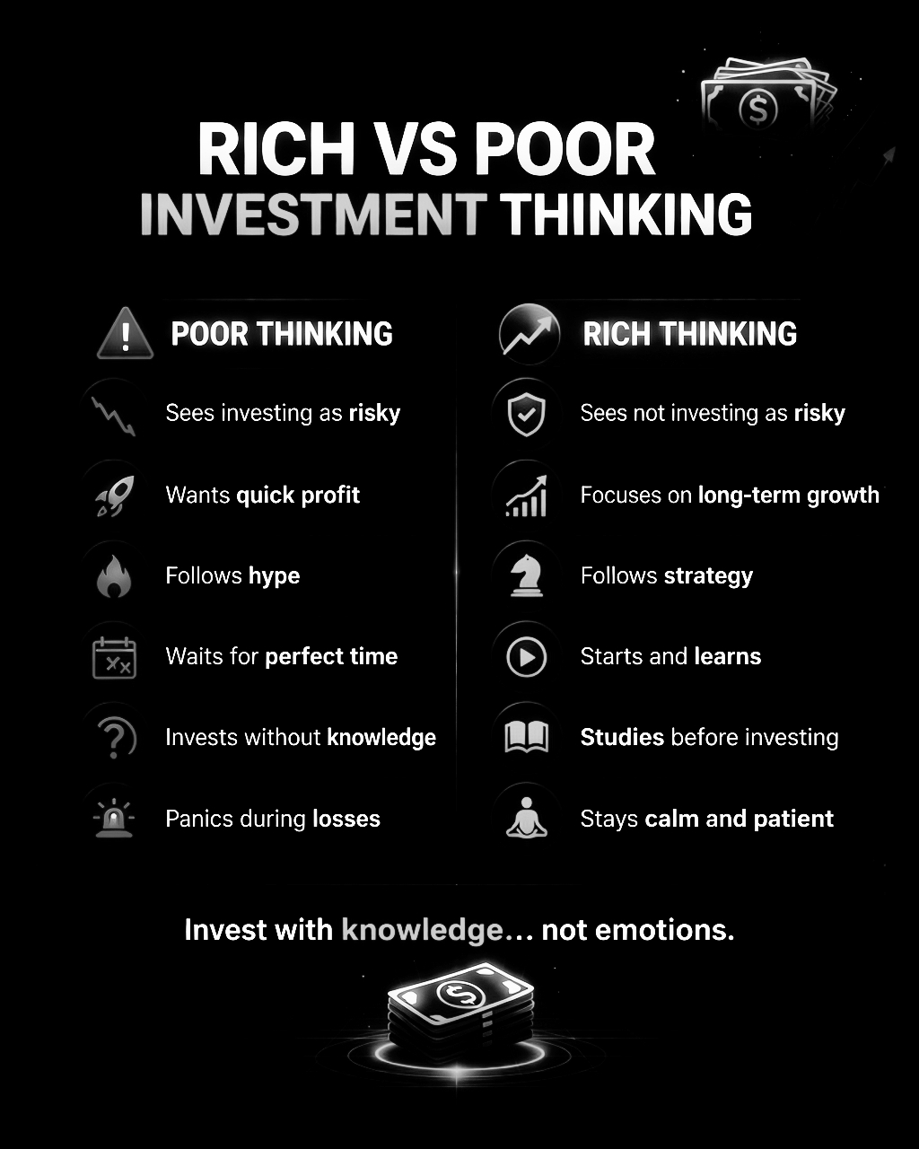The difference isn’t money… it’s mindset.
#Investing #MoneyMindset #WealthBuilding #RichVsPoor #Lev...