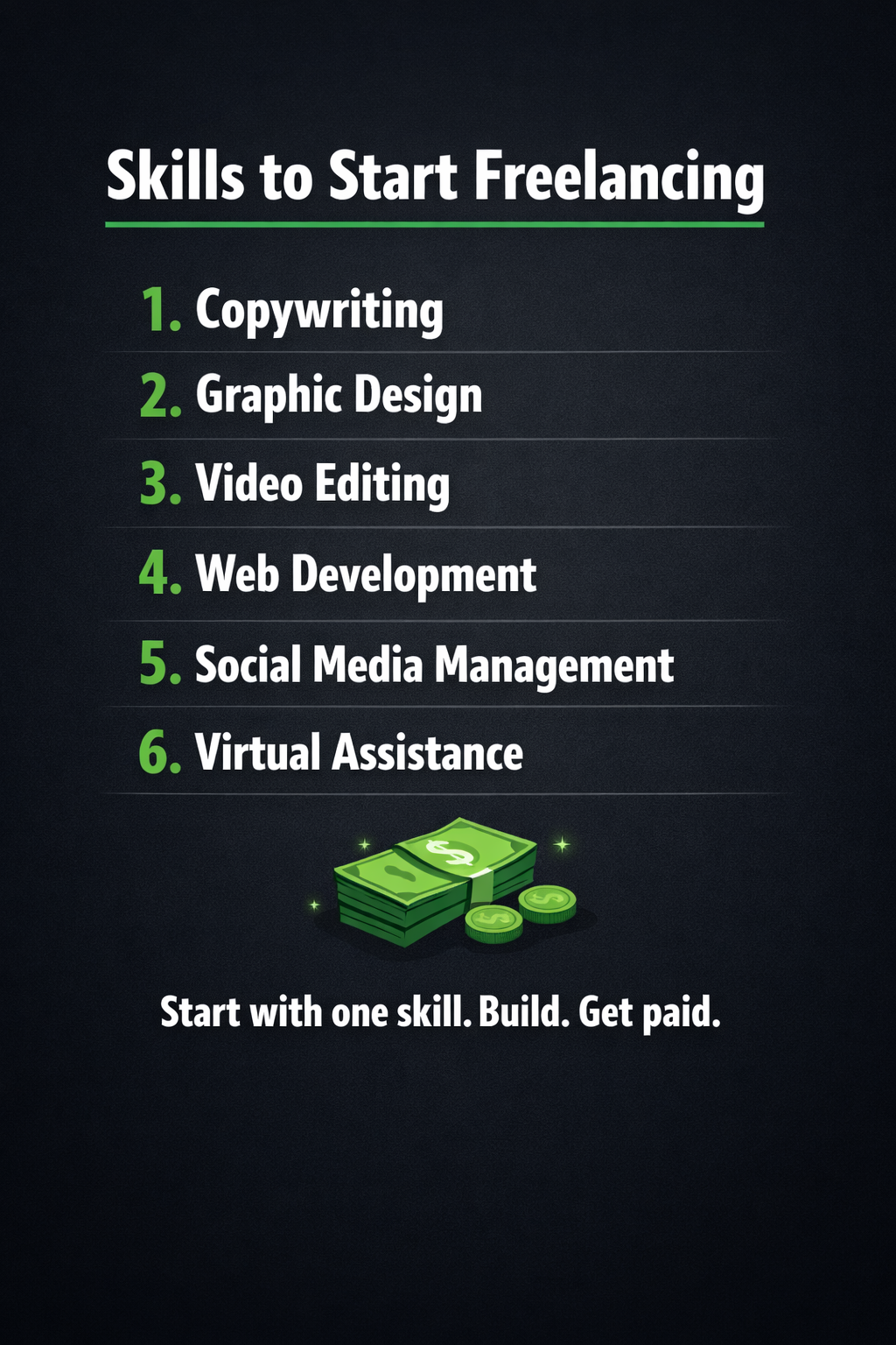 You don’t need a job… you need a skill people will pay for.
#Freelancing #DigitalSkills #MakeMoney...