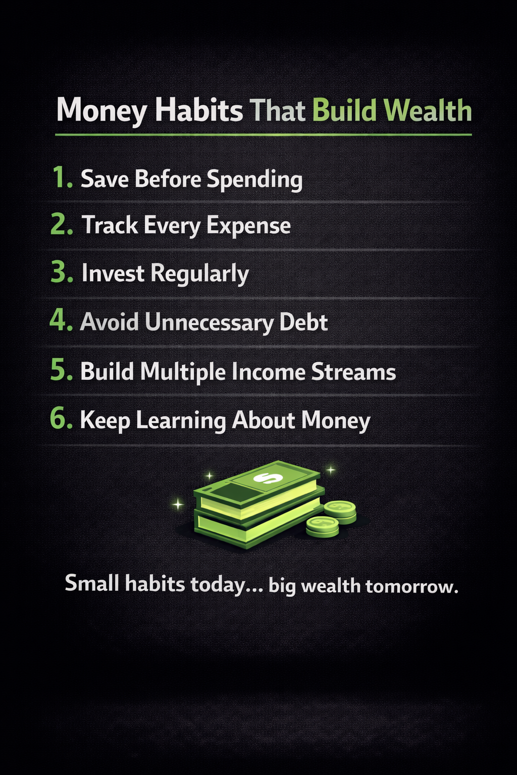 Wealth is not built overnight… it’s built daily.