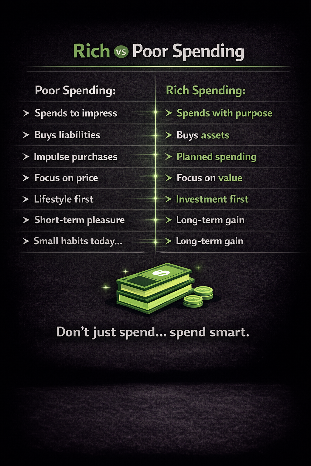 It’s not about how much you spend… it’s how you spend it.
