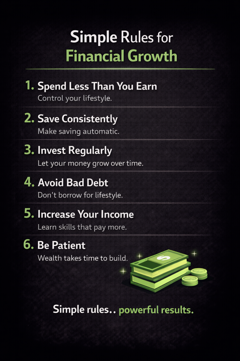 It’s not complicated… it’s consistency.
#FinancialGrowth #MoneyTips