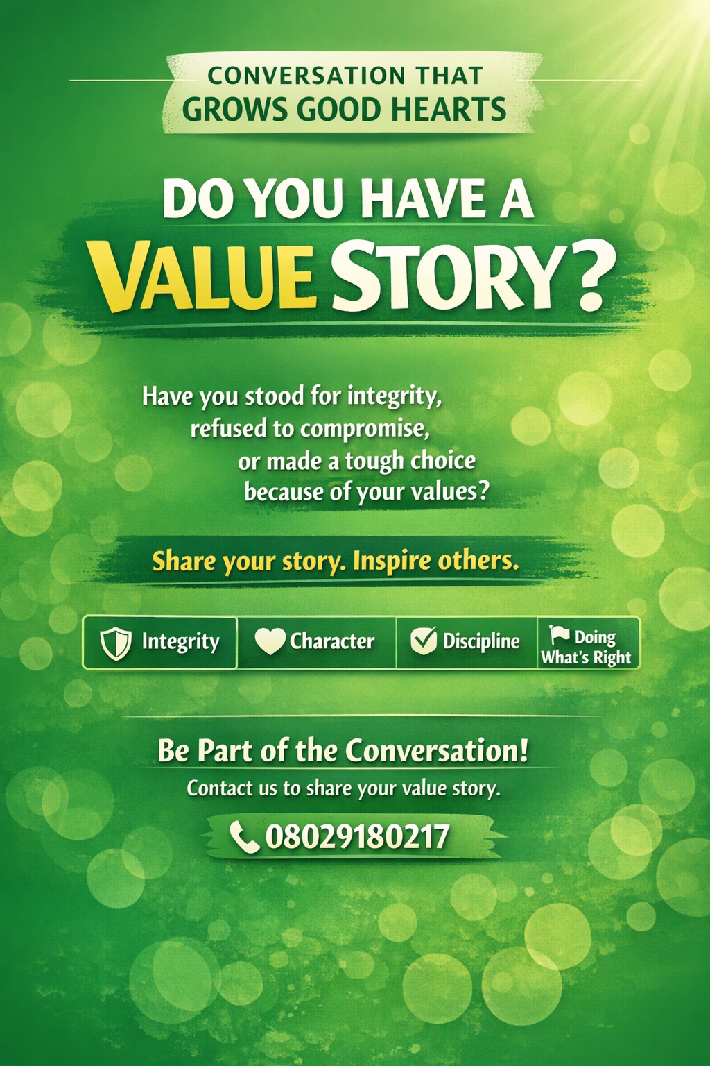 At Growing Good Hearts, we believe that
values are not just taught—they are lived.
And one of the mo...
