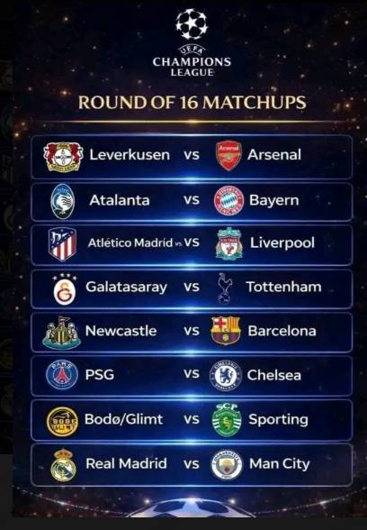 CHAMPIONS LEAGUE DRAW