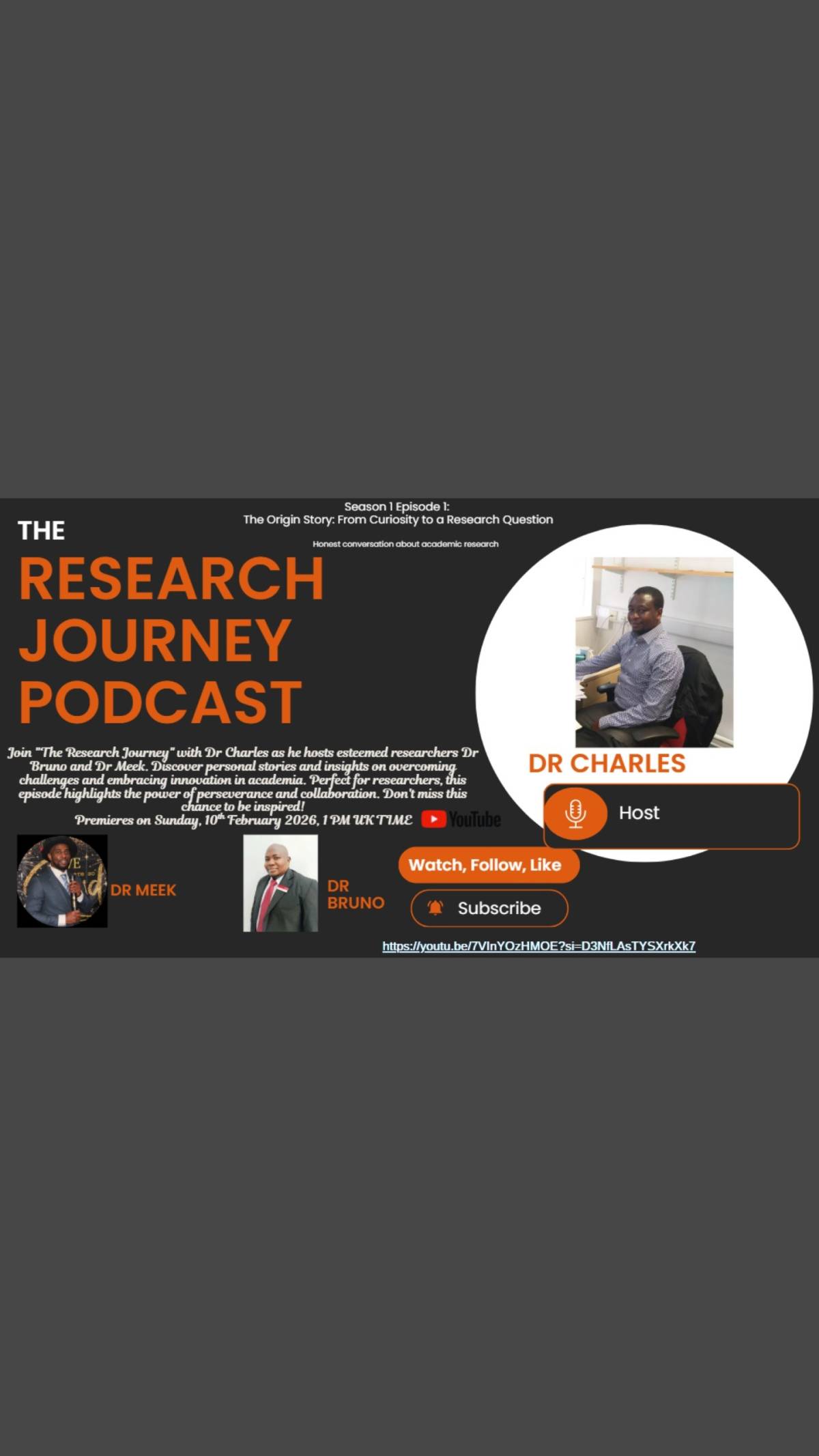 Introducing the research journey podcast. 
Join the conversation as we engage with researchers on th...