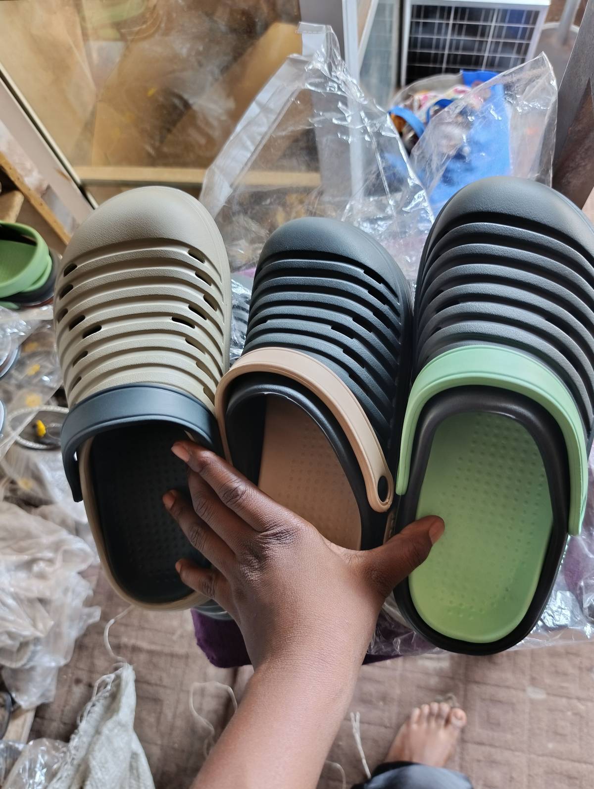 How about I make you happy today for just 3,500 naira, get this comfy crocs