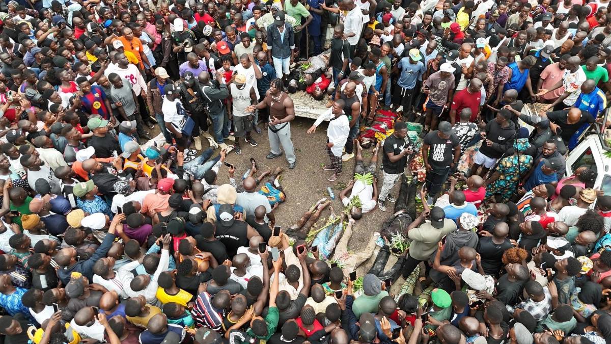 This is not just a crowd… this is pain on display. 💔
Lives lost. Families broken. And a community...