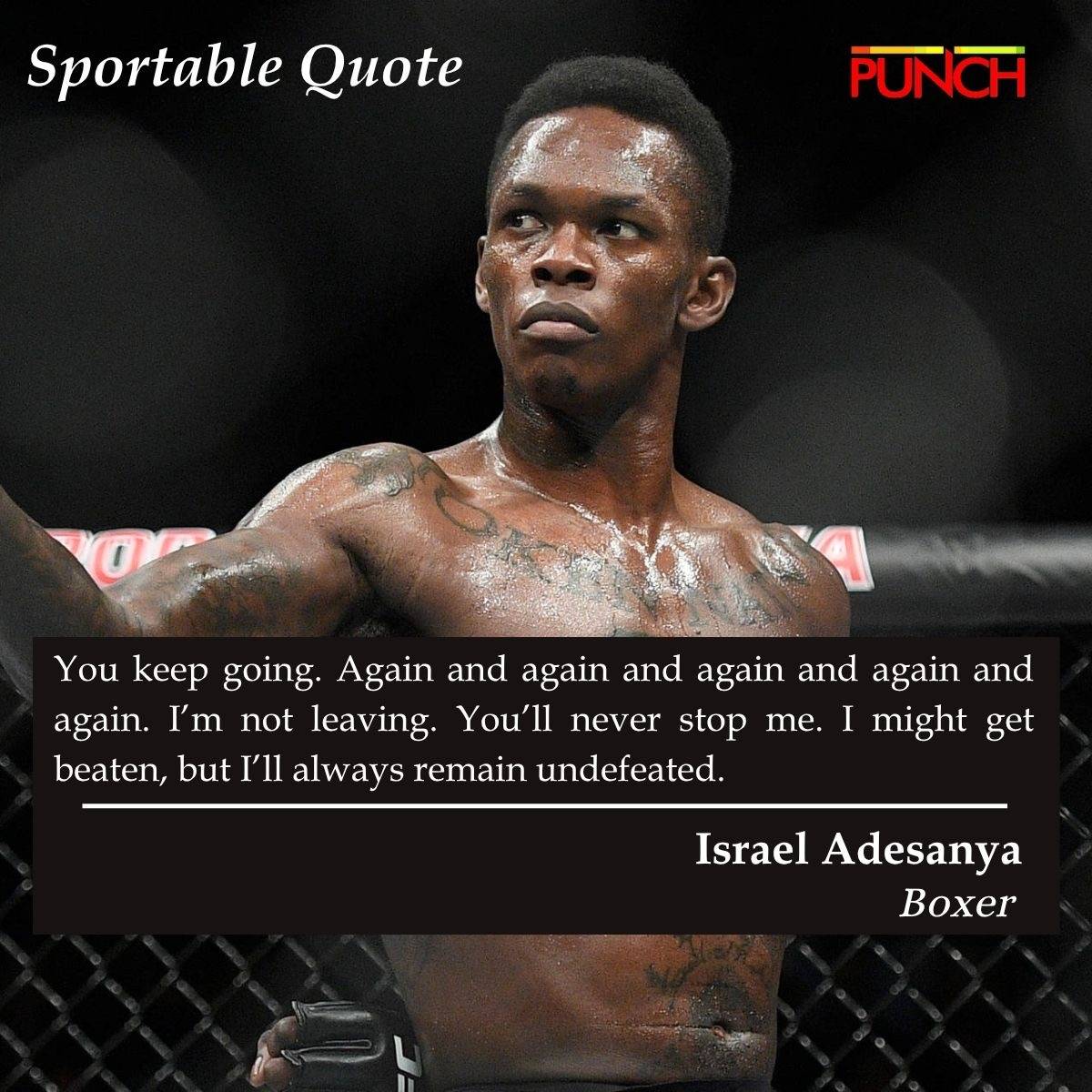 SPORTABLE QUOTE