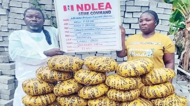 Lagos pastor, wife nabbed with illicit drugs
https://punchng.com/lagos-pastor-wife-nabbed-with-ill...