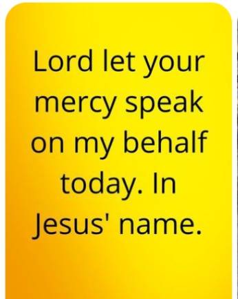 Lord ๐ let your favour follow us today Amen ๐๐