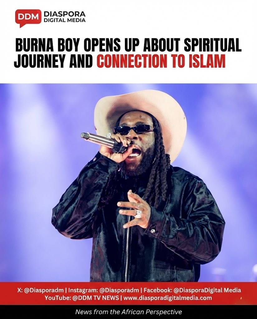 ✨ Burna Boy shares his spiritual evolution from Christianity to finding peace in Islam and explorin...