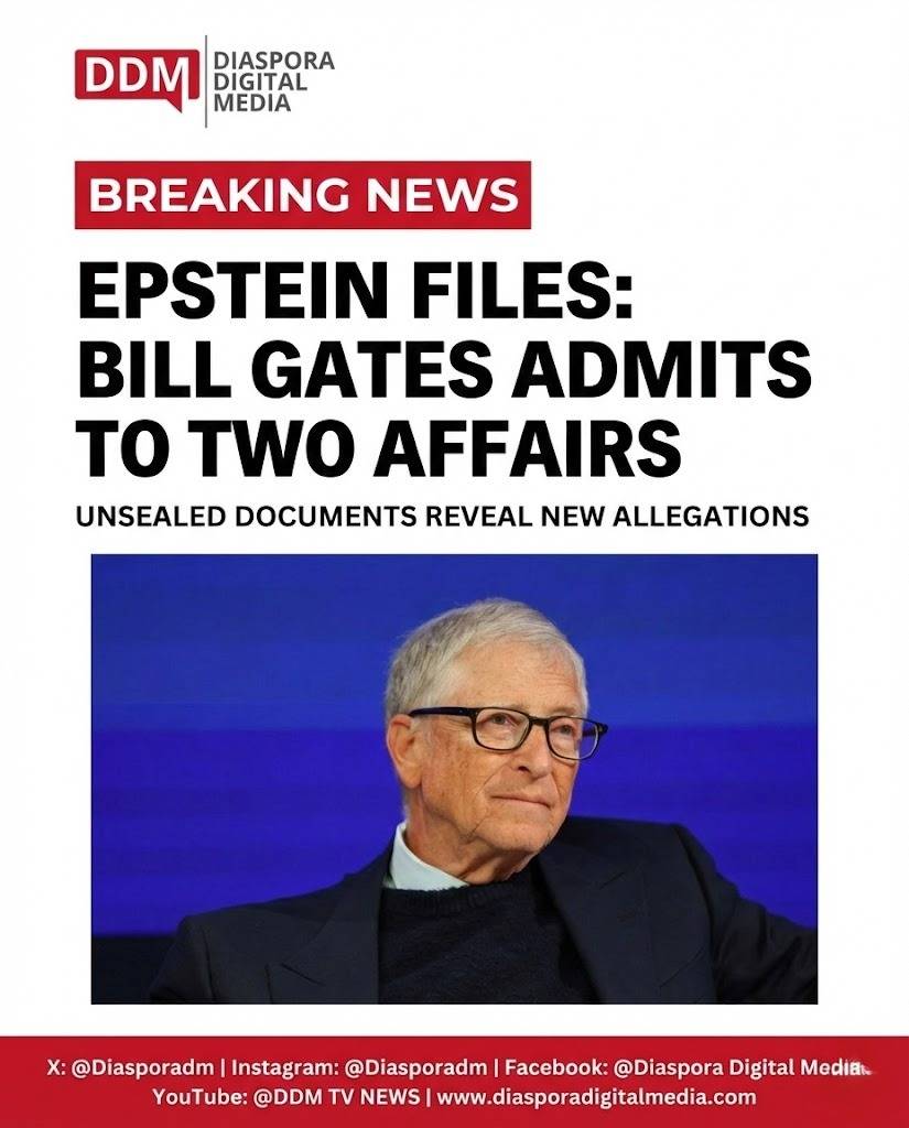 ๐ฅ Bill Gates publicly admits to two affairs and apologises over past ties revealed in the Epstein f...