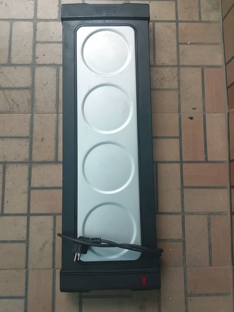 Four Burner Food Warmer:
Warm that your food in a more healthy way... either at home, office, shop...