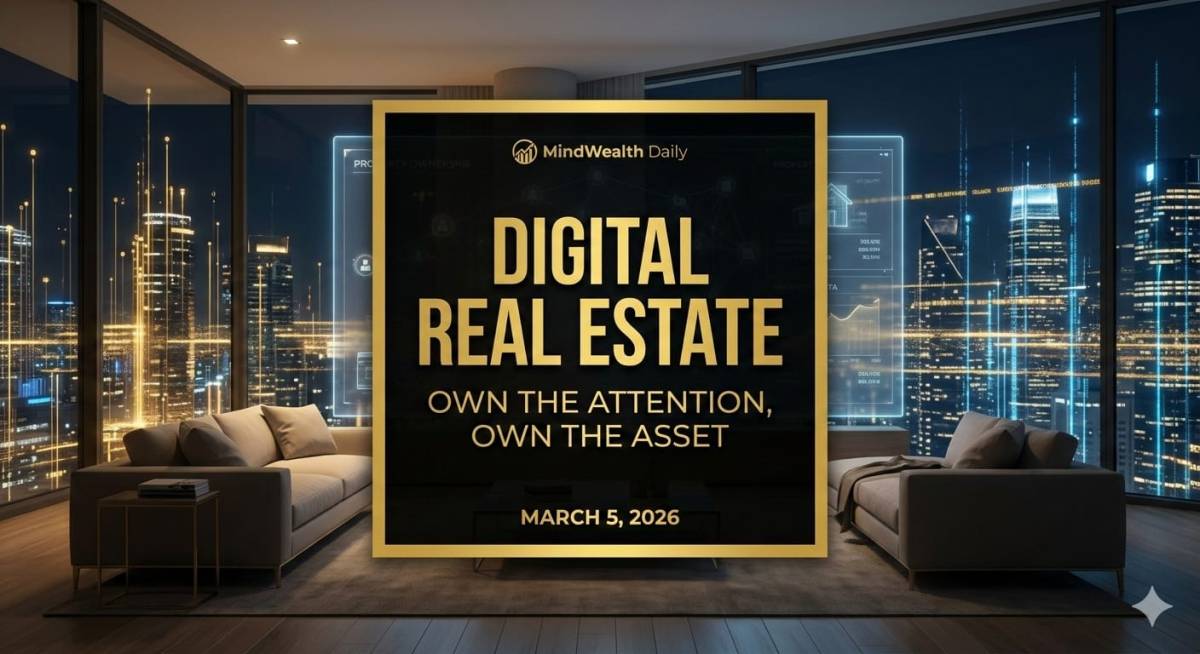 Day 17.
Digital Real Estate
Core Idea: In 1926, wealth was built on physical land. In 2026, wealth...