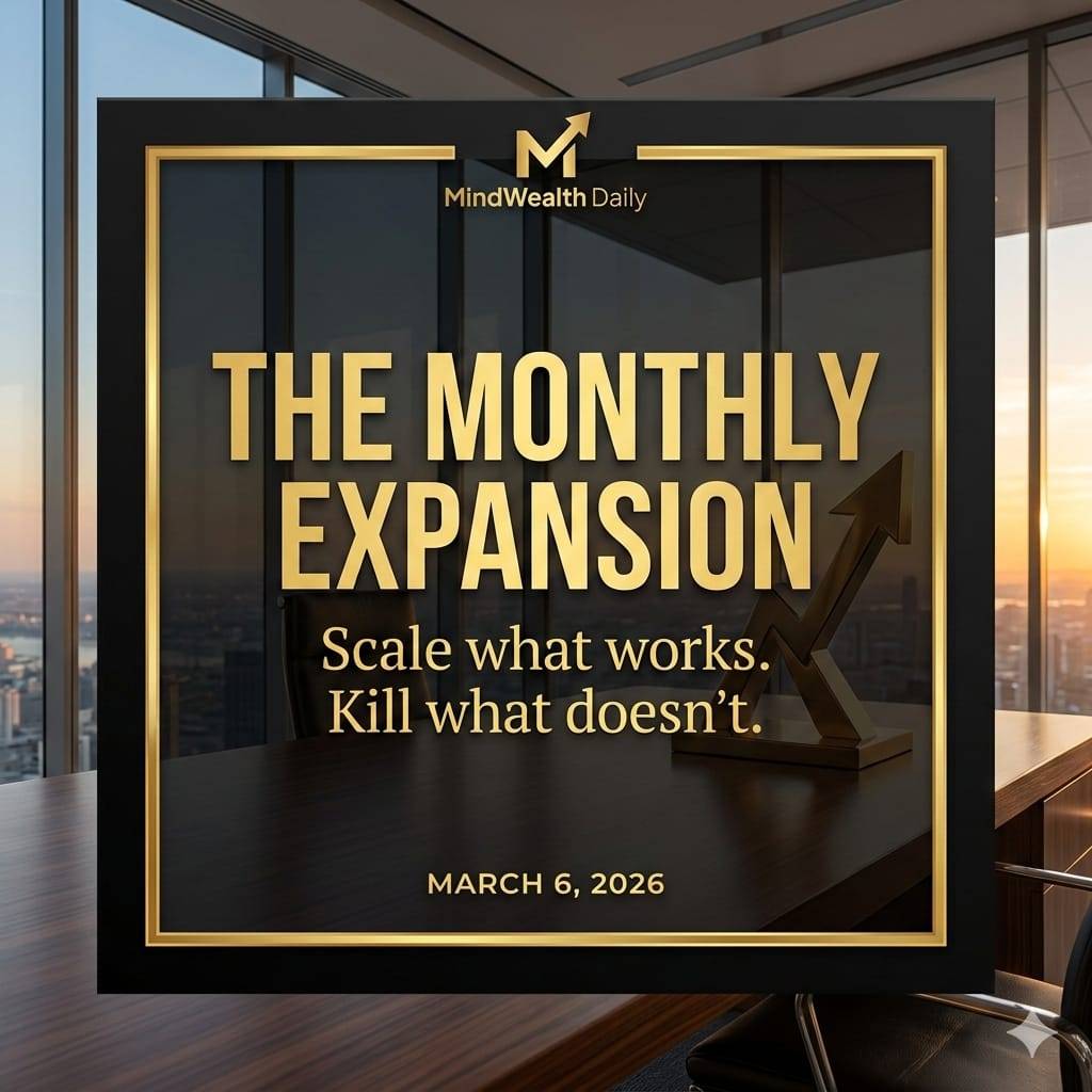Day 18 The Monthly Expansion
Core Idea: Most people restart their momentum every month. The 1% use...