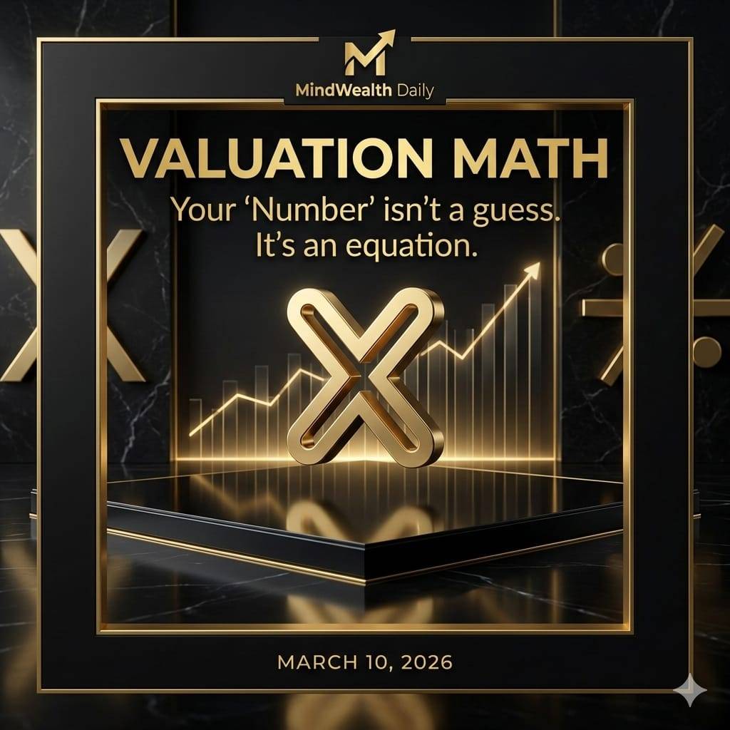 Day 22. Valuation Math
Core Idea: Your business is not worth what you think it's worth; it's worth...