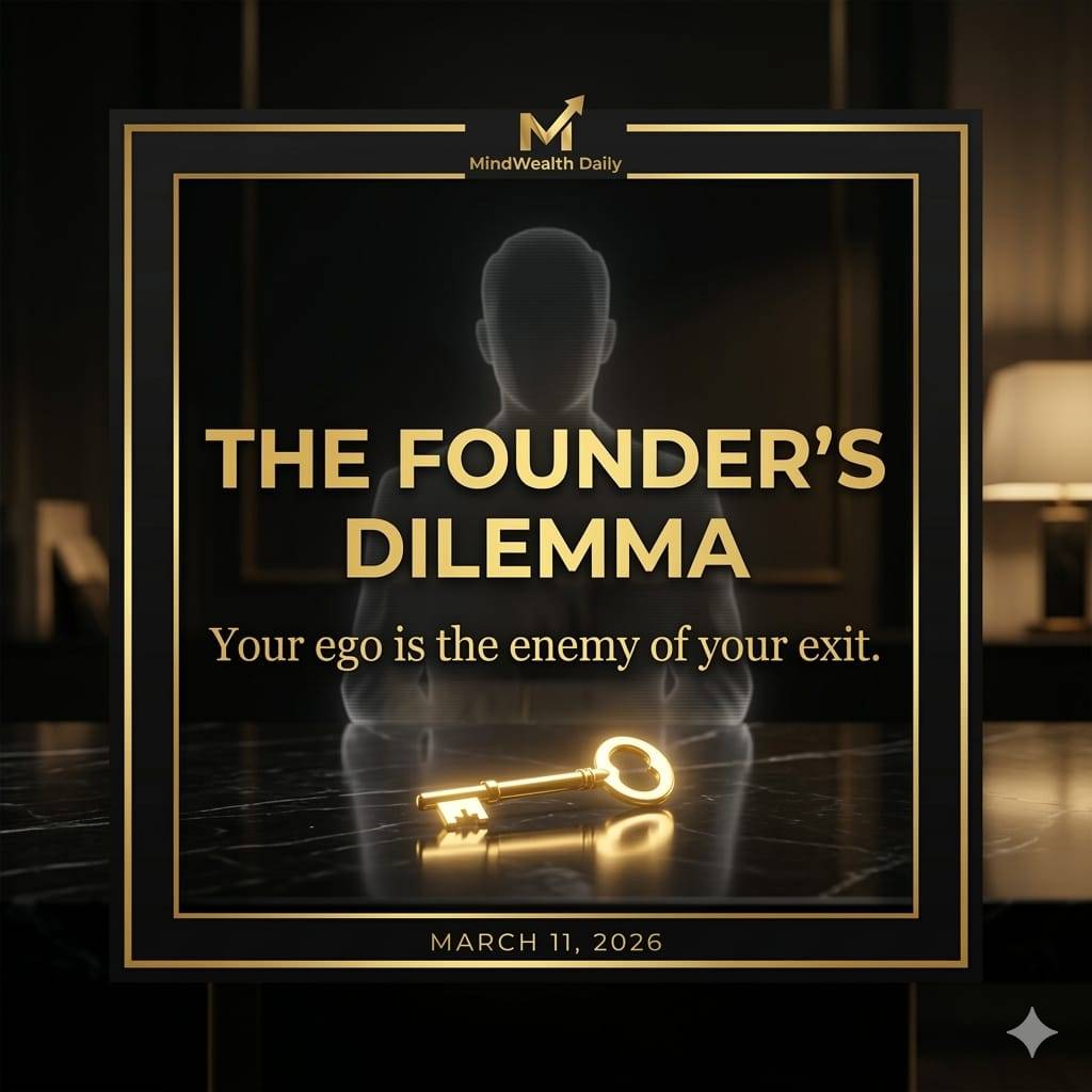 Day 23. The Founder’s Dilemma
Core Idea: The very skills that helped you start the business (hustle...