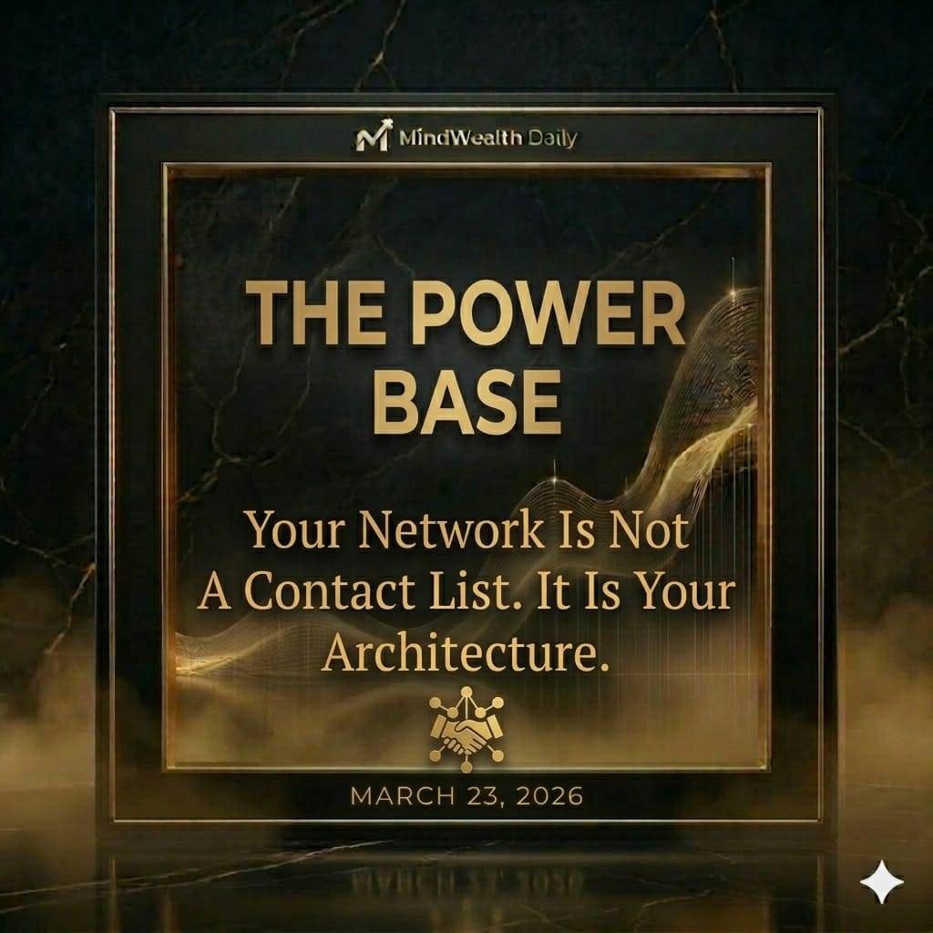 The Architect’s Network.
Now that you have the Sovereignty to step back, We move from the internal...