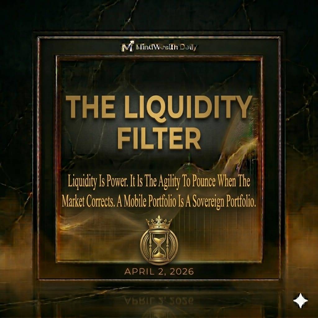 The Liquidity Filter
Most wealth is "trapped"—locked in assets that are hard to move or require ye...