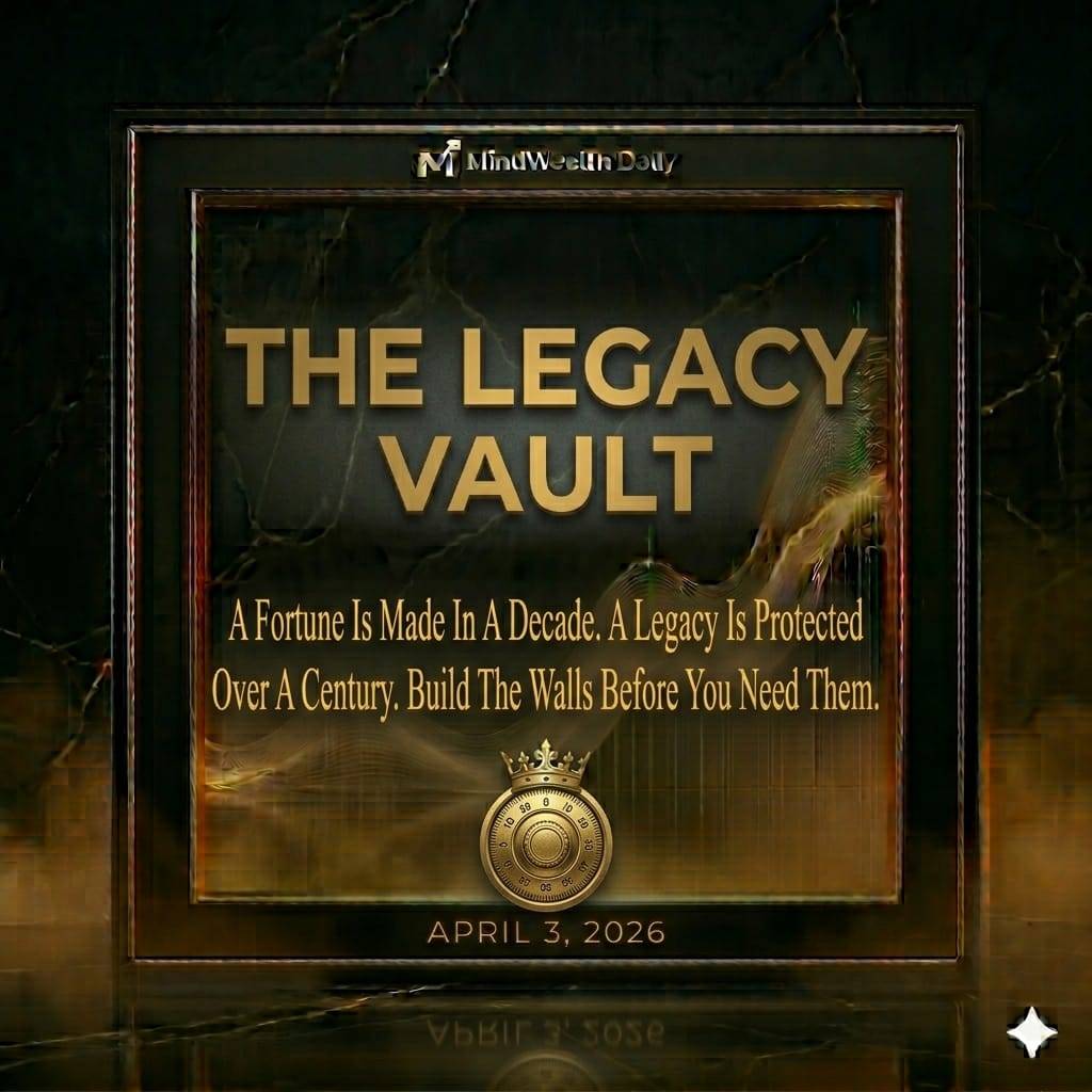 The Legacy Vault
We conclude the week of the Sovereign Portfolio by looking beyond the present. It...
