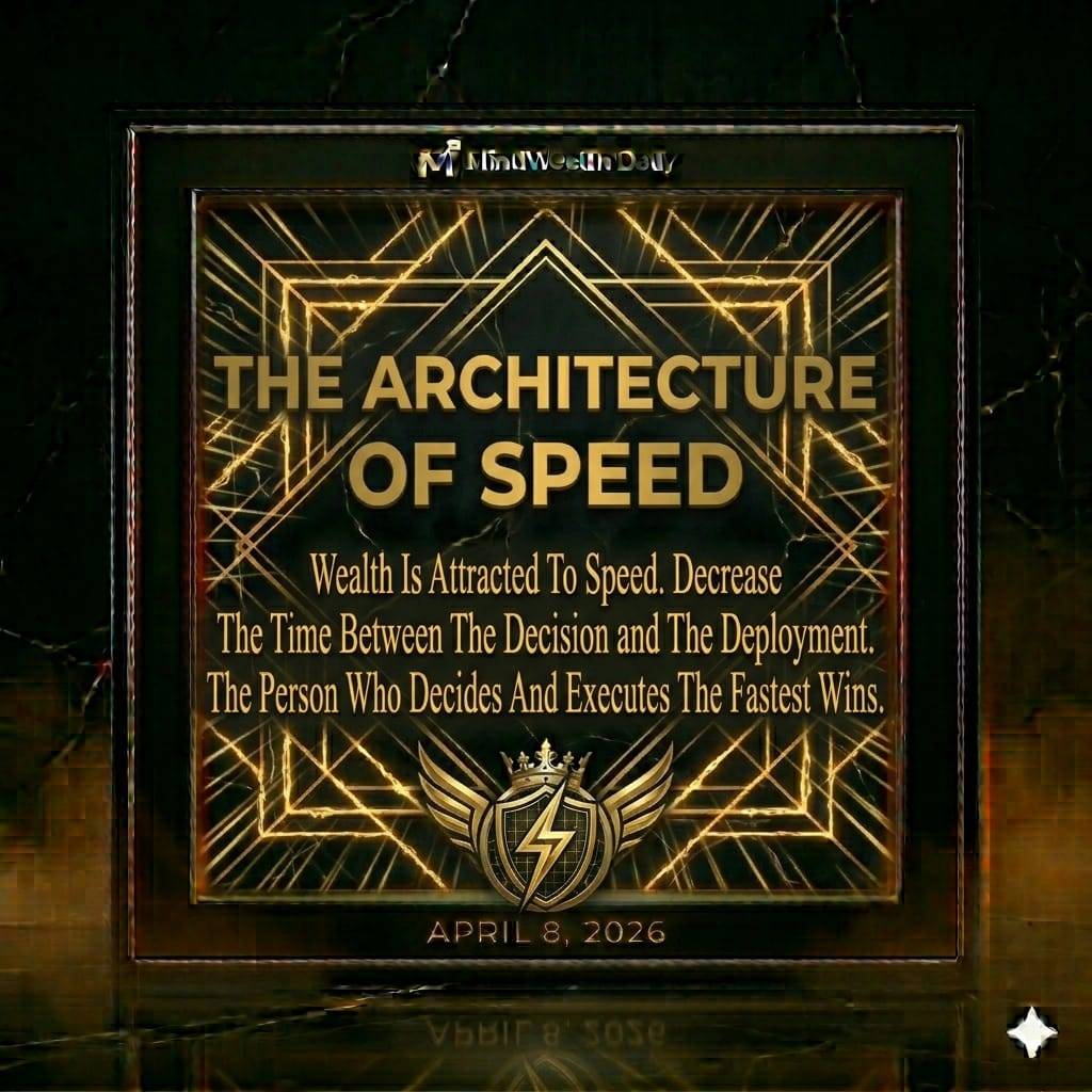 The Architecture of Speed
We have the Command, Now, we optimize for Velocity. The Sovereign Archit...