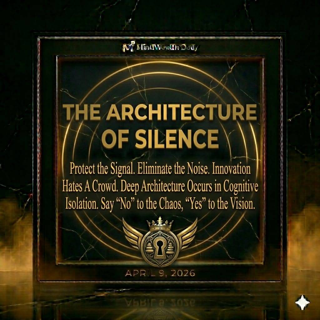 The Architecture of Silence
We have optimized for Command, Pulse, and Speed. Now, we optimize for t...