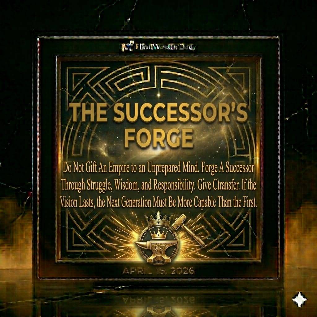 The Successor’s Forge
The Sovereign Legacy. An empire is only as strong as its next iteration. Tod...