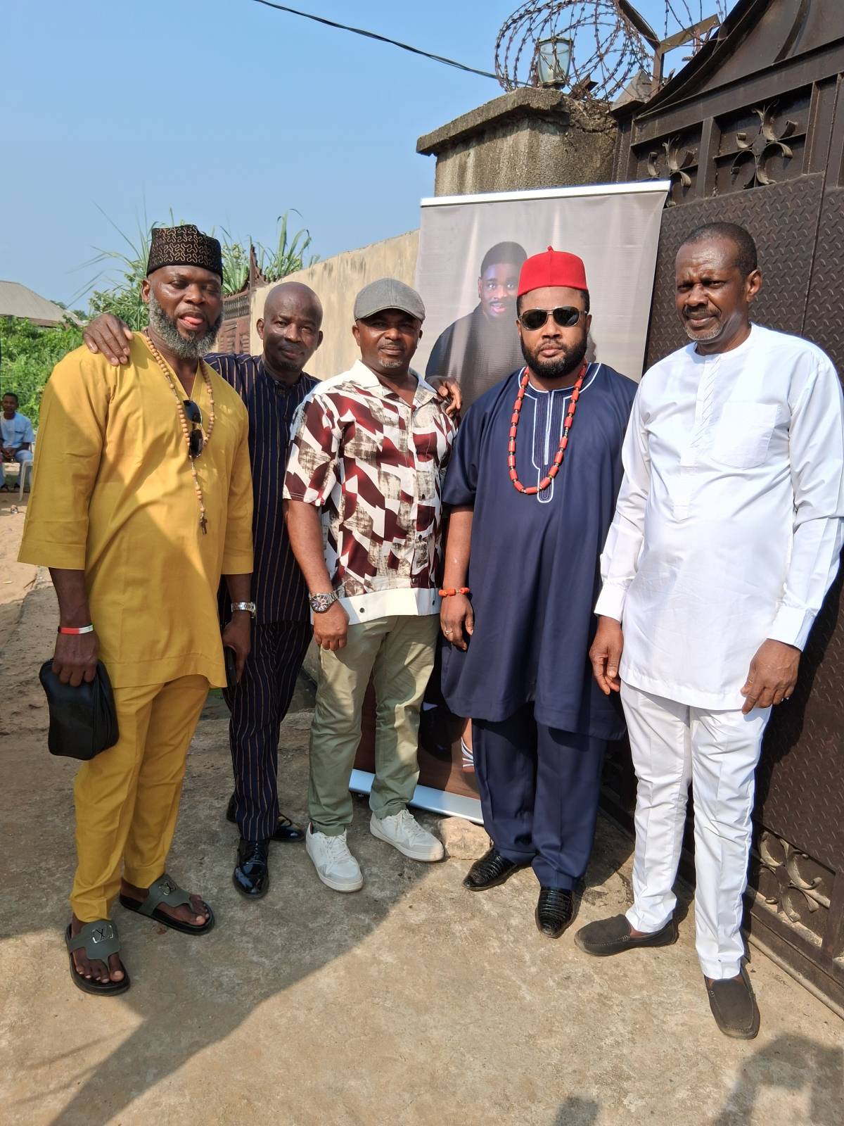 Somewhere in Iyanasas, wedding guests