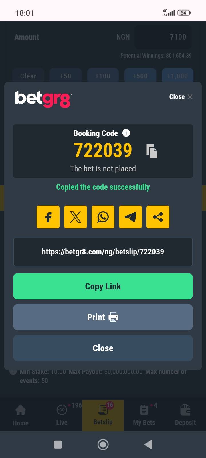 Weekend game on betgr8, good luck guys