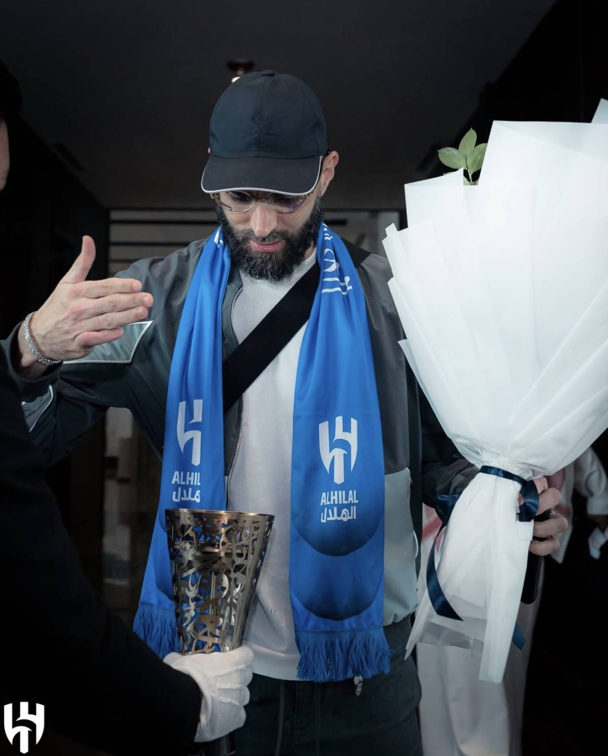 Karim Benzema unveiled as new
Al-Hilal player.