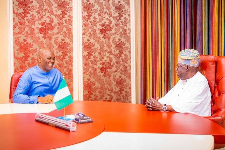 Tony Elumelu today visited President Bola Tinubu