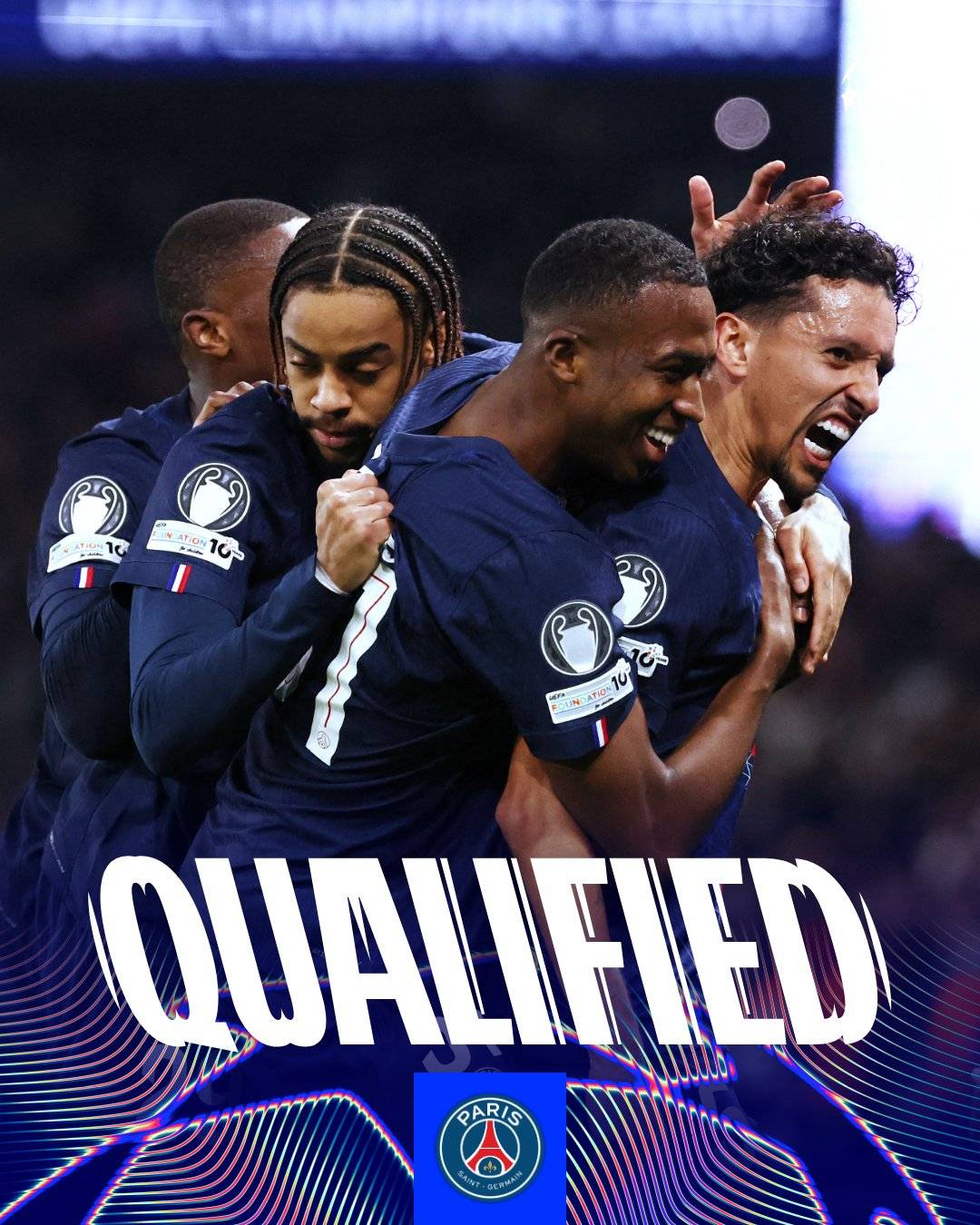 Paris secured their place in the round of 16 🔒

#UCL