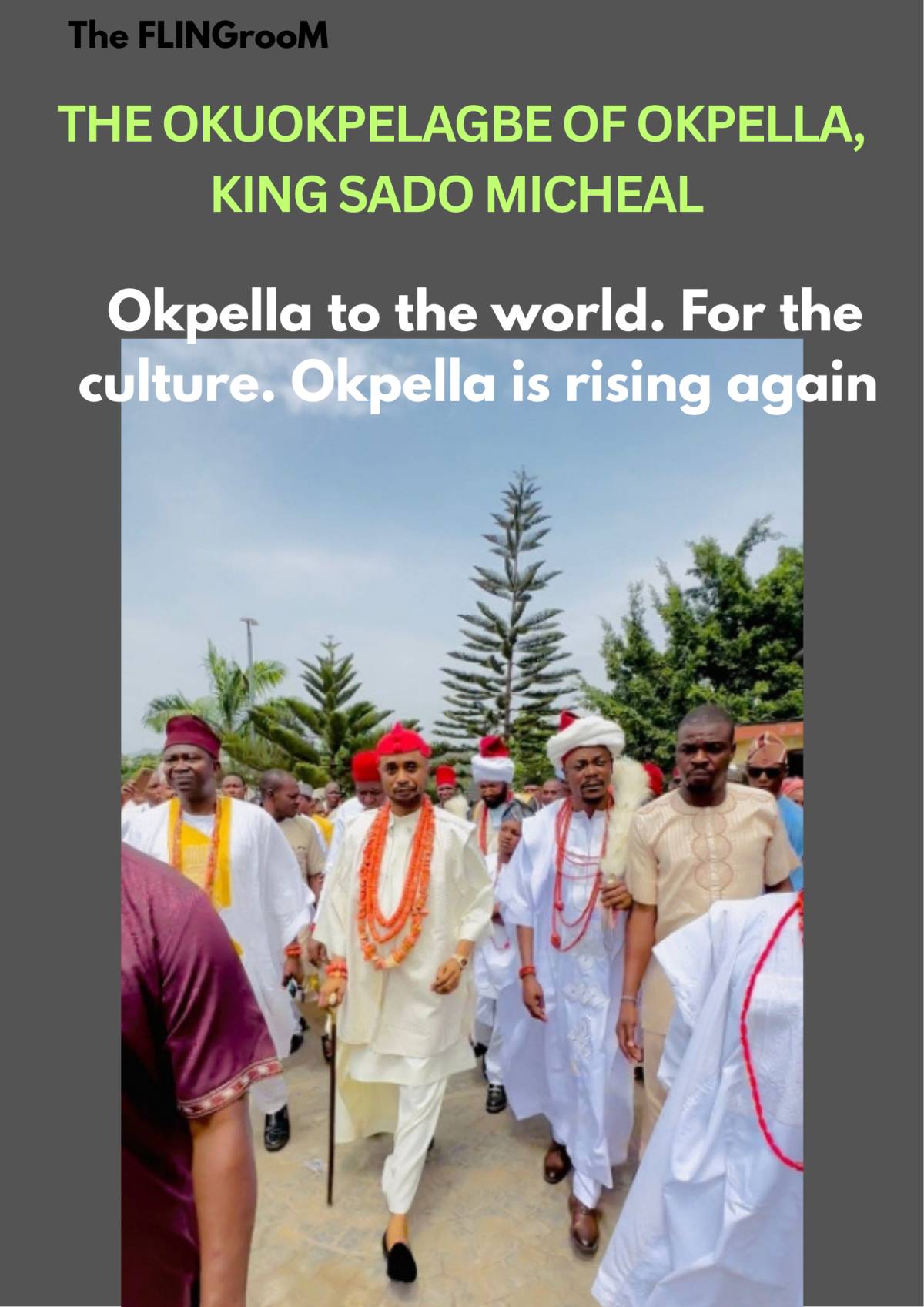 VISIT OKPELLA TODAY TO EXPERIENCE THE PEOPLE, CULTURE, AND TRANSFORMATIVE LEARDERSHIP
#TheFLINGroo...