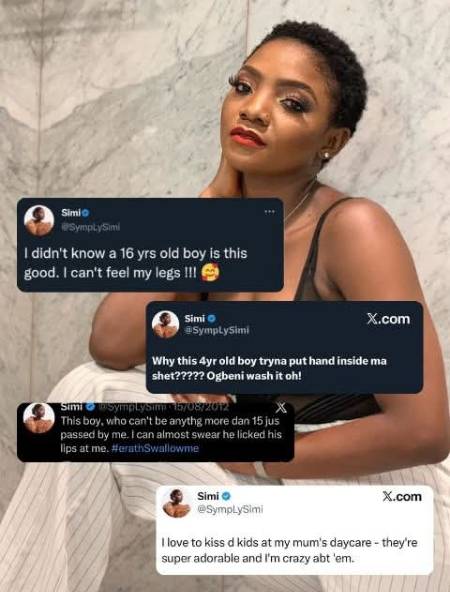 Simi on fire