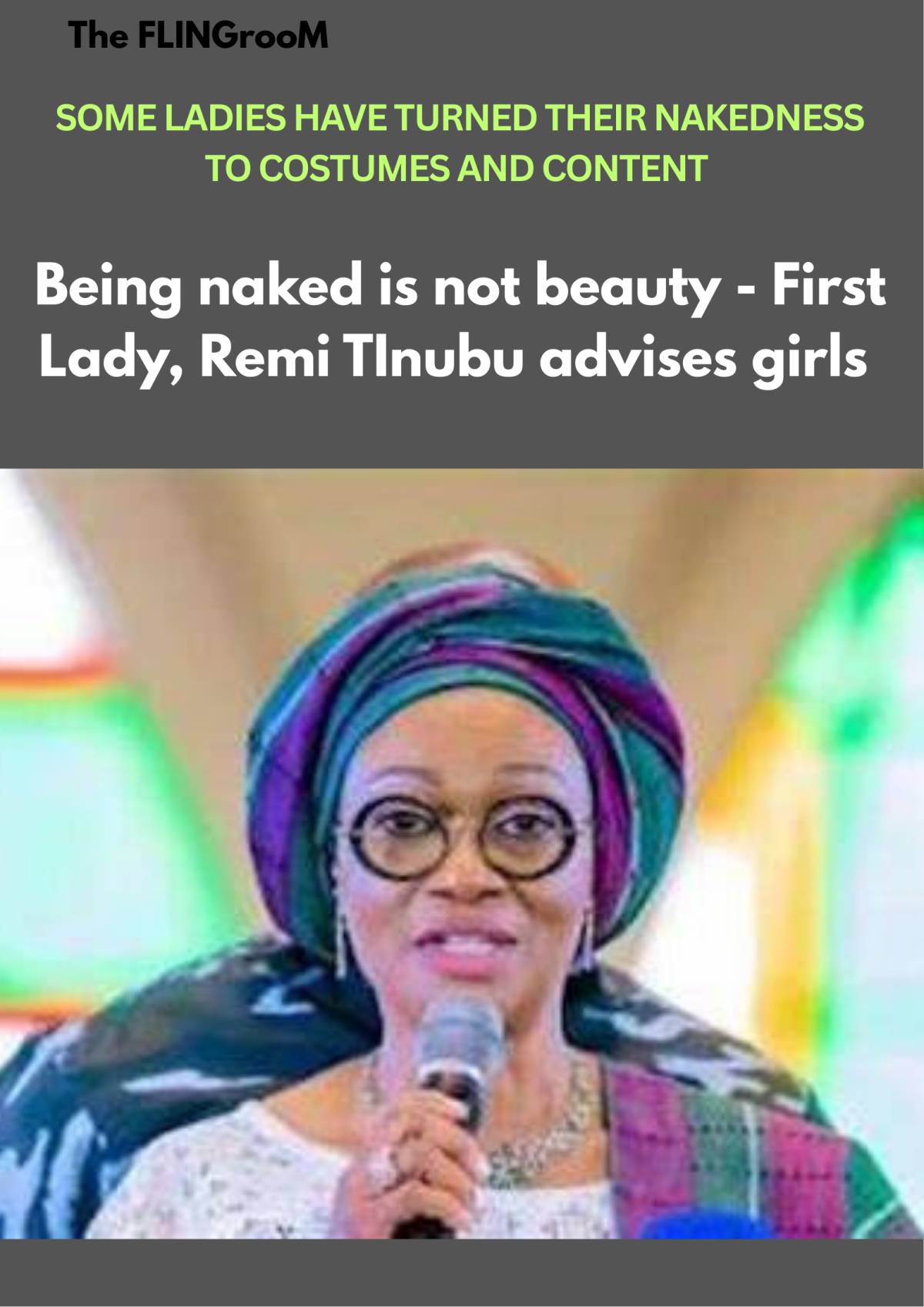 Nakedness is now a piece of clothing for our ladies ๐
