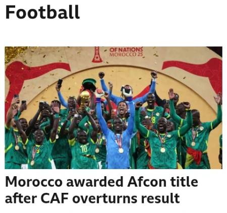 Bad conduct cost Senegal Afcon title. Fruitless hard work