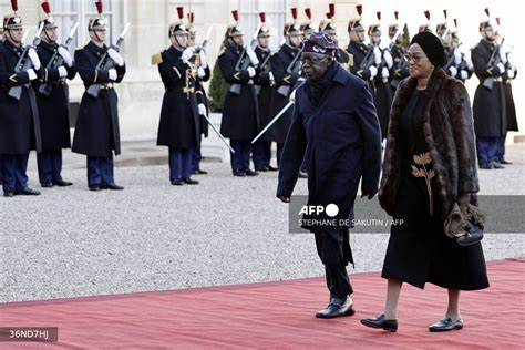 Nigerian First Family's reception by King Charles - Bola and RemiTinubu. GRAND ENTRANCE like PARIS F...