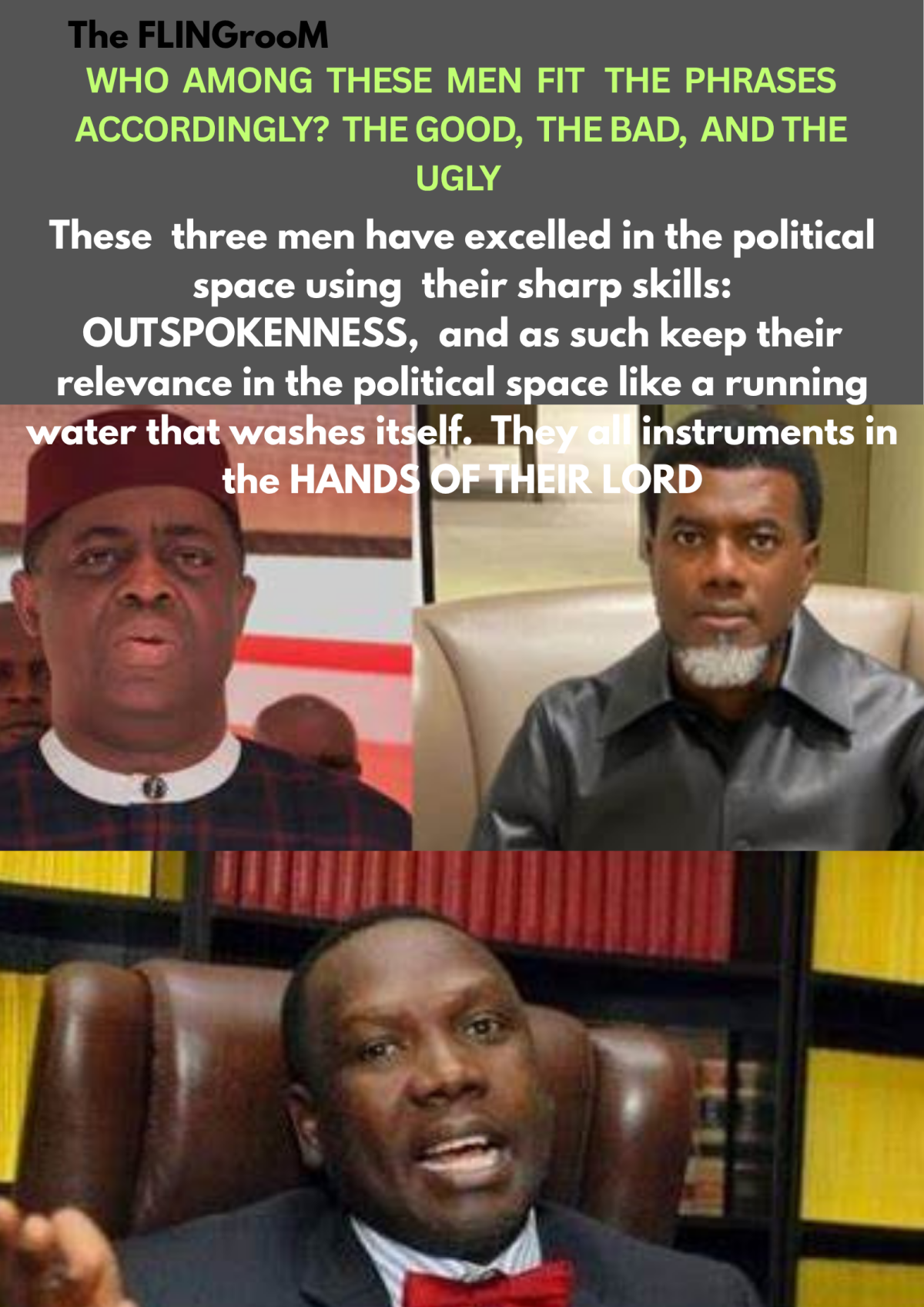 What's your take?
#TheFLINGrooM