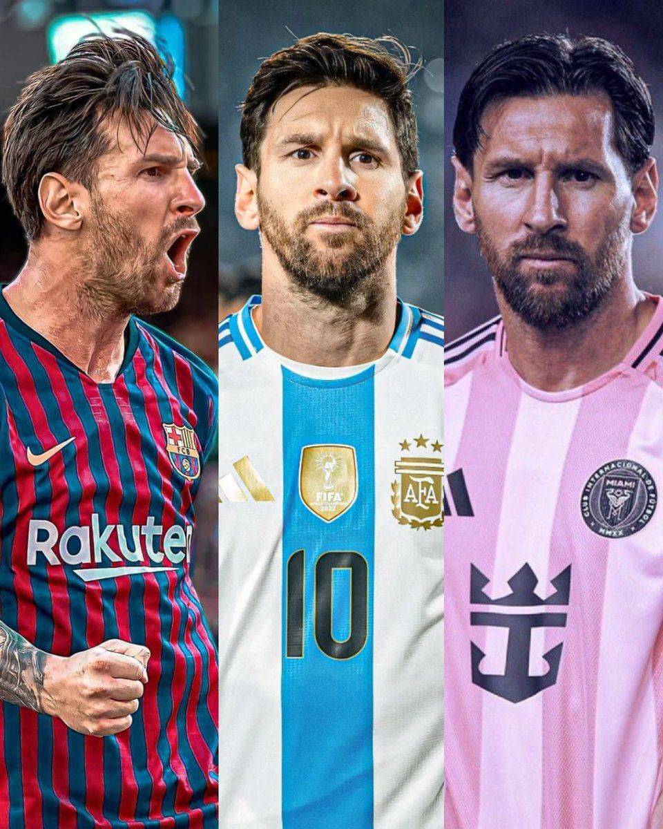 π¨ ππΆπ± π¬πΌπ ππ»πΌπ: Lionel Messi is the only player in football history to be the TOP scorer of Three d...