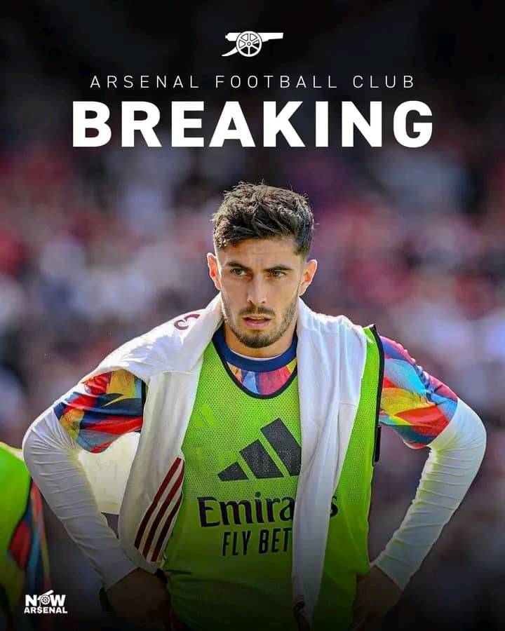 🚨BREAKING: Kai Havertz is with the Arsenal squad and is ready to face Chelsea.🔥🔥🔥🔥🔥🔥