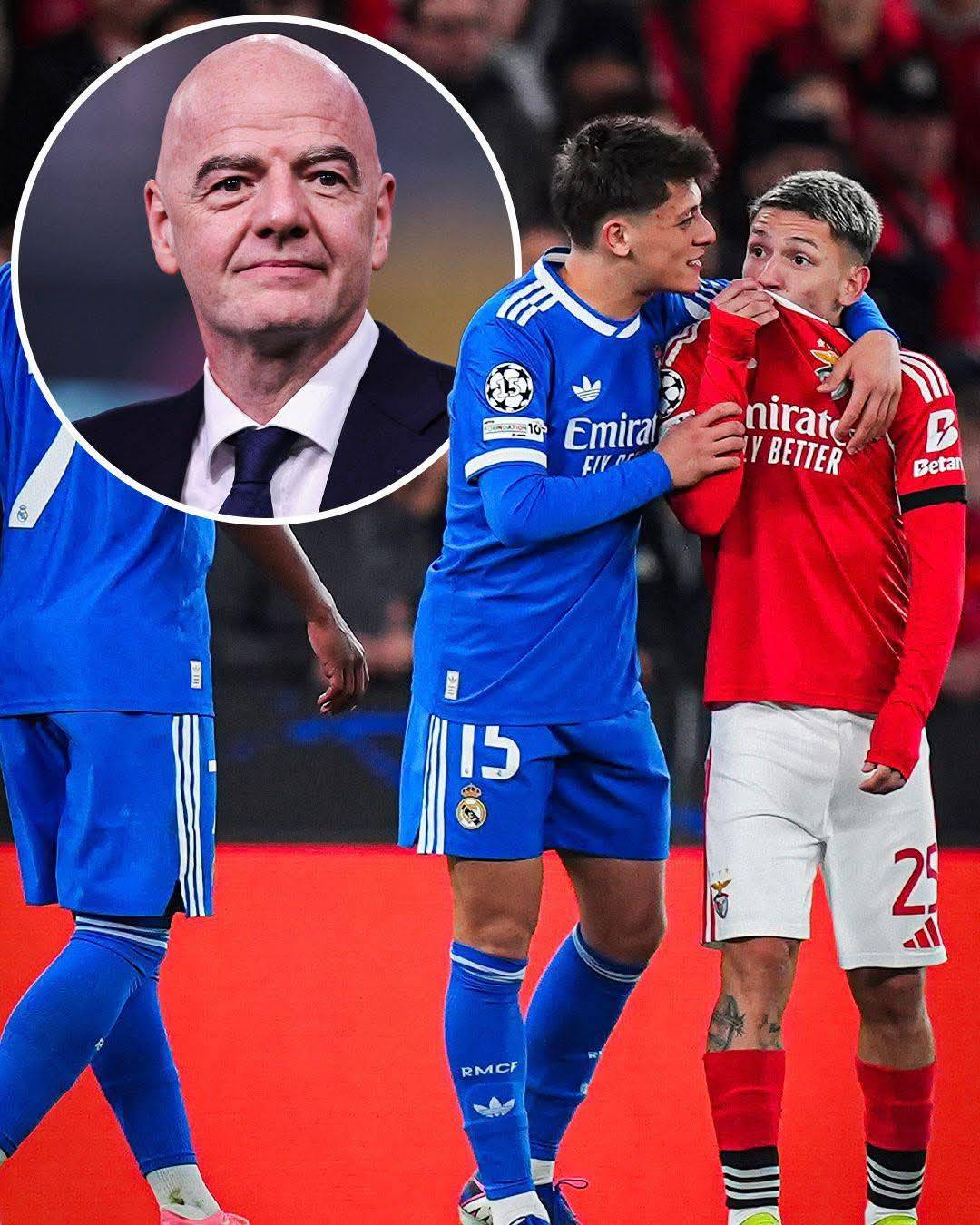 ๐จ ๐๐๐๐๐๐๐๐: FIFA president Gianni Infantino says players who ๐๐จ๐ฏ๐๐ซ ๐ฆ๐จ๐ฎ๐ญ๐ก๐ฌ during on-pitch rows shou...