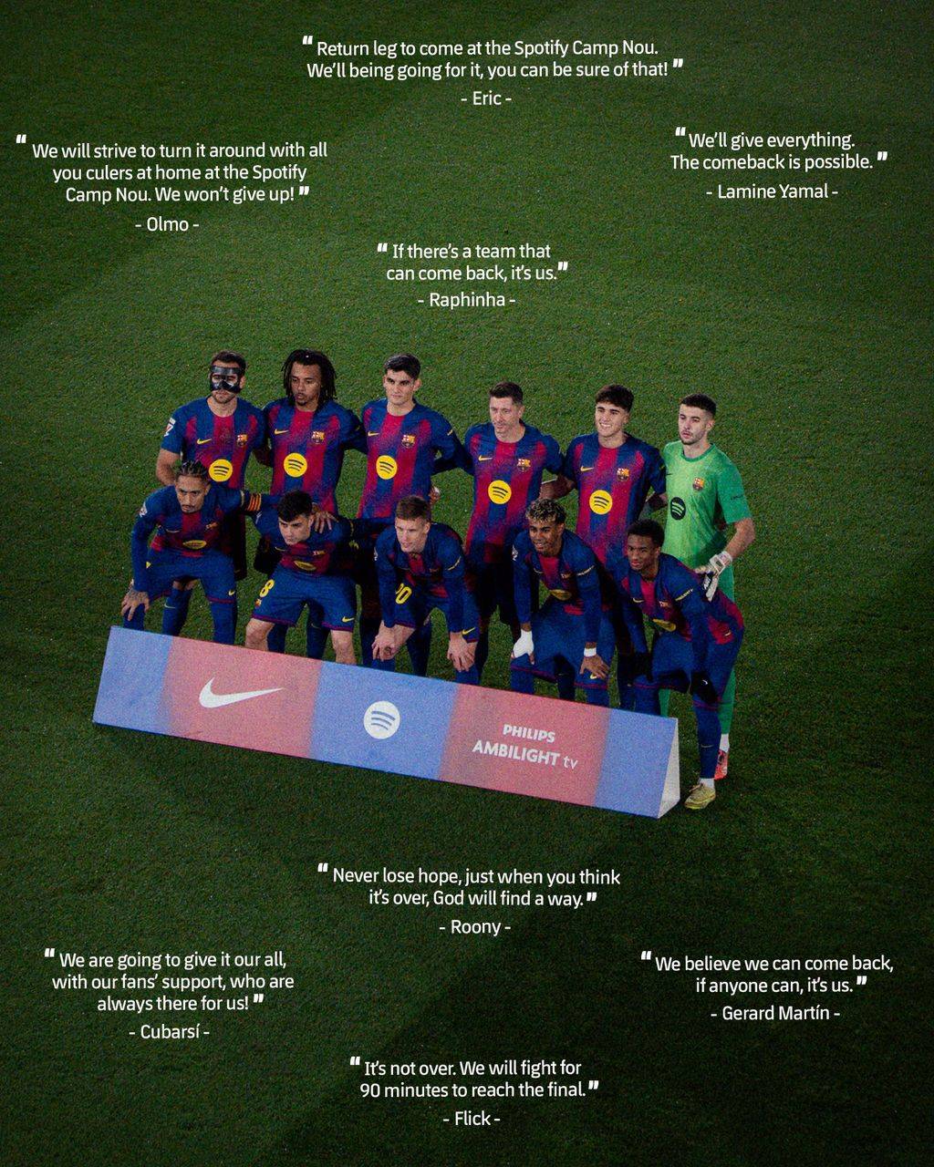 They believe. 
We believe.💙❤️