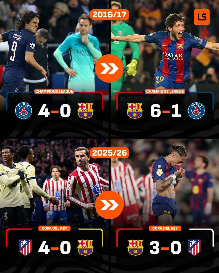 Barcelona fell ๐๐ช๐จ๐ฉ short of completing another classic remontada ๐ฉ