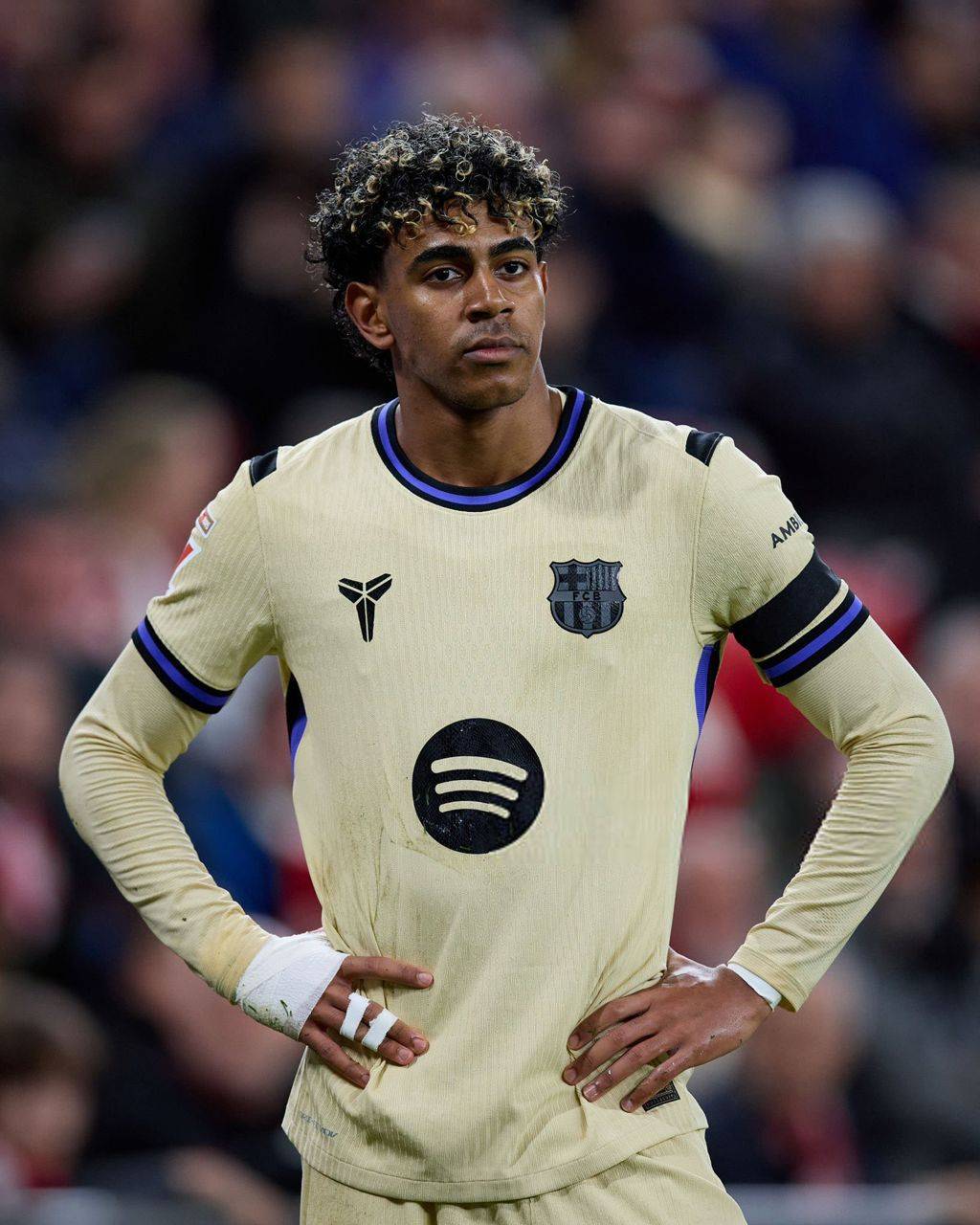 Four Barcelona players who will be suspended for the return leg if booked vs. Newcastle United on Tu...
