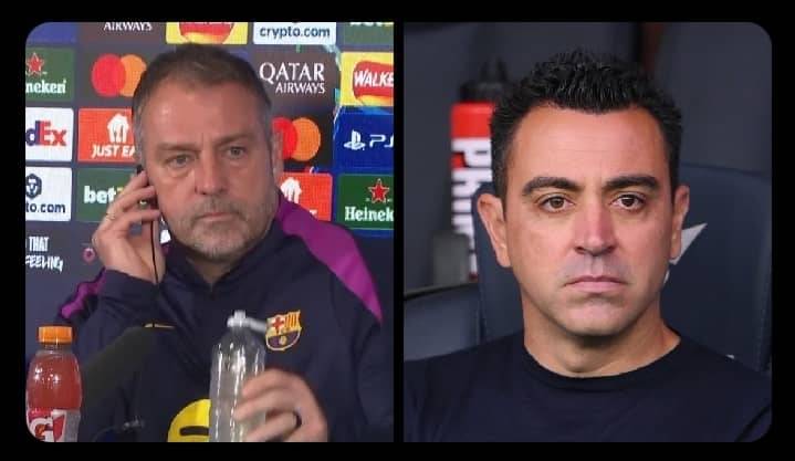 🚨 Hansi Flick on Xavi's words: “We are colleagues, we have a good relationship. I have visited him,...