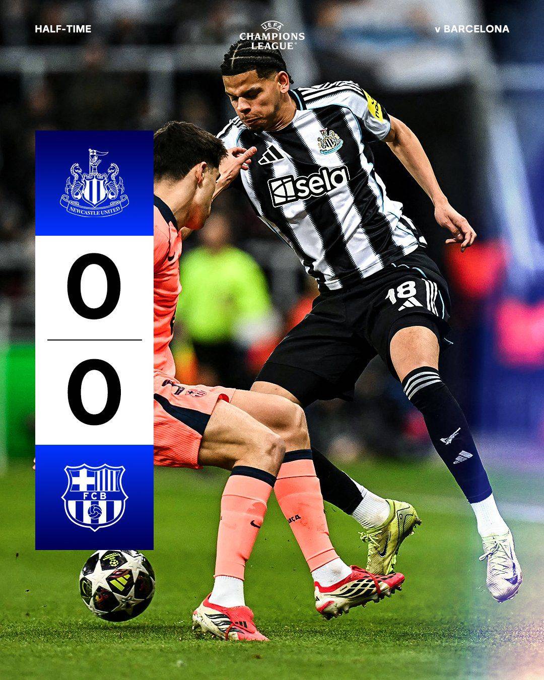 All square at the break ⏸️