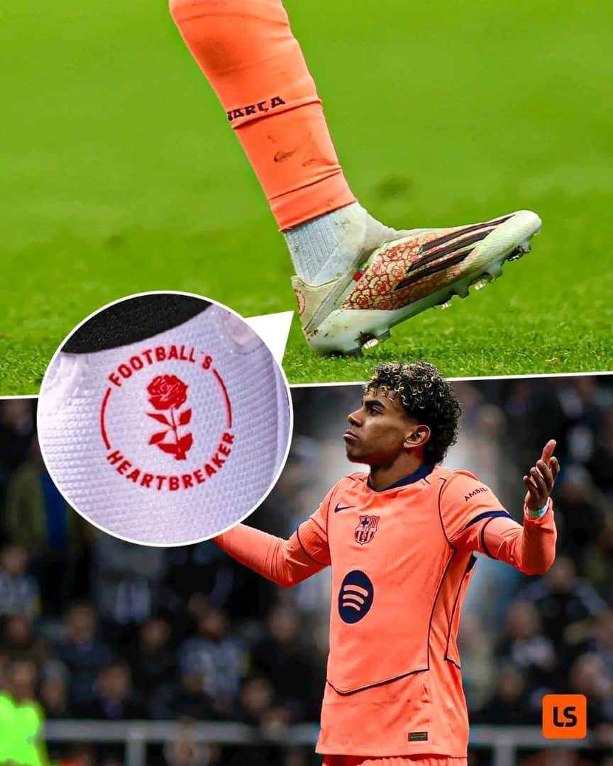 Lamine Yamal really did score a last-minute equaliser against Newcastle while wearing the new ‘Heart...