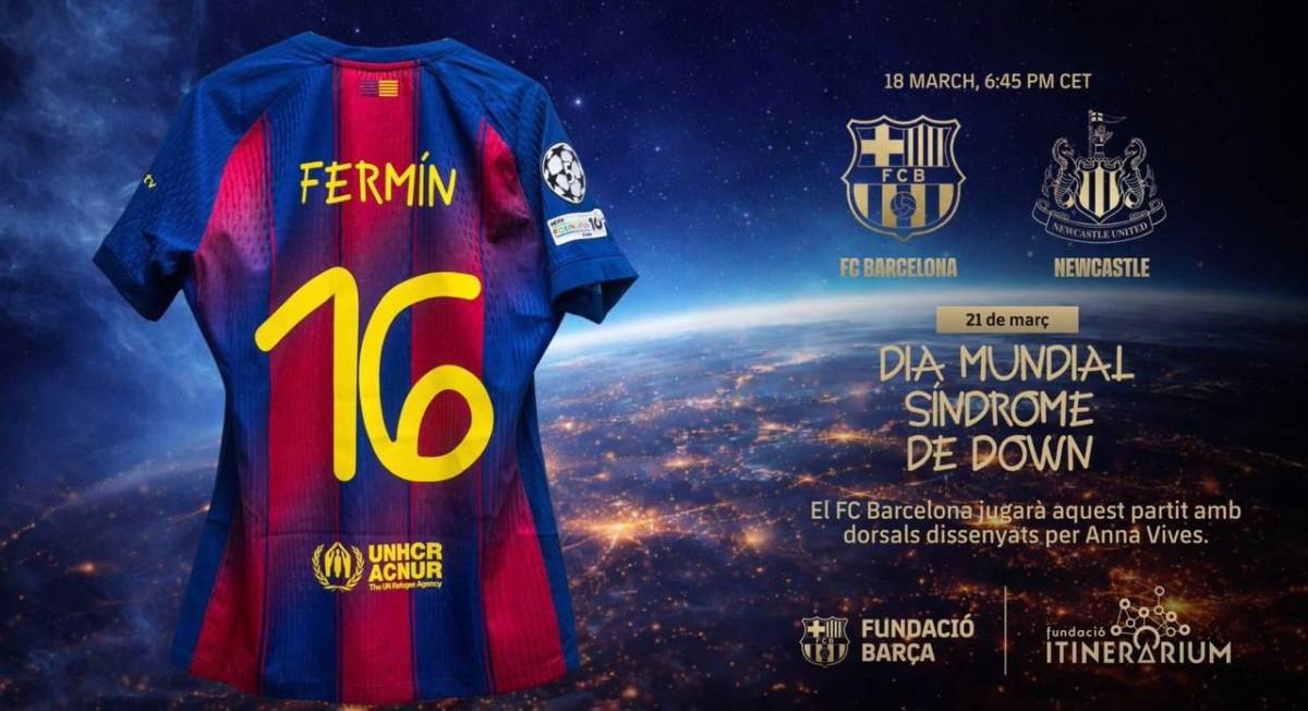 ๐จ OFFICIAL: Barcelona will be wearing this inclusive font against Newcastle for the International d...